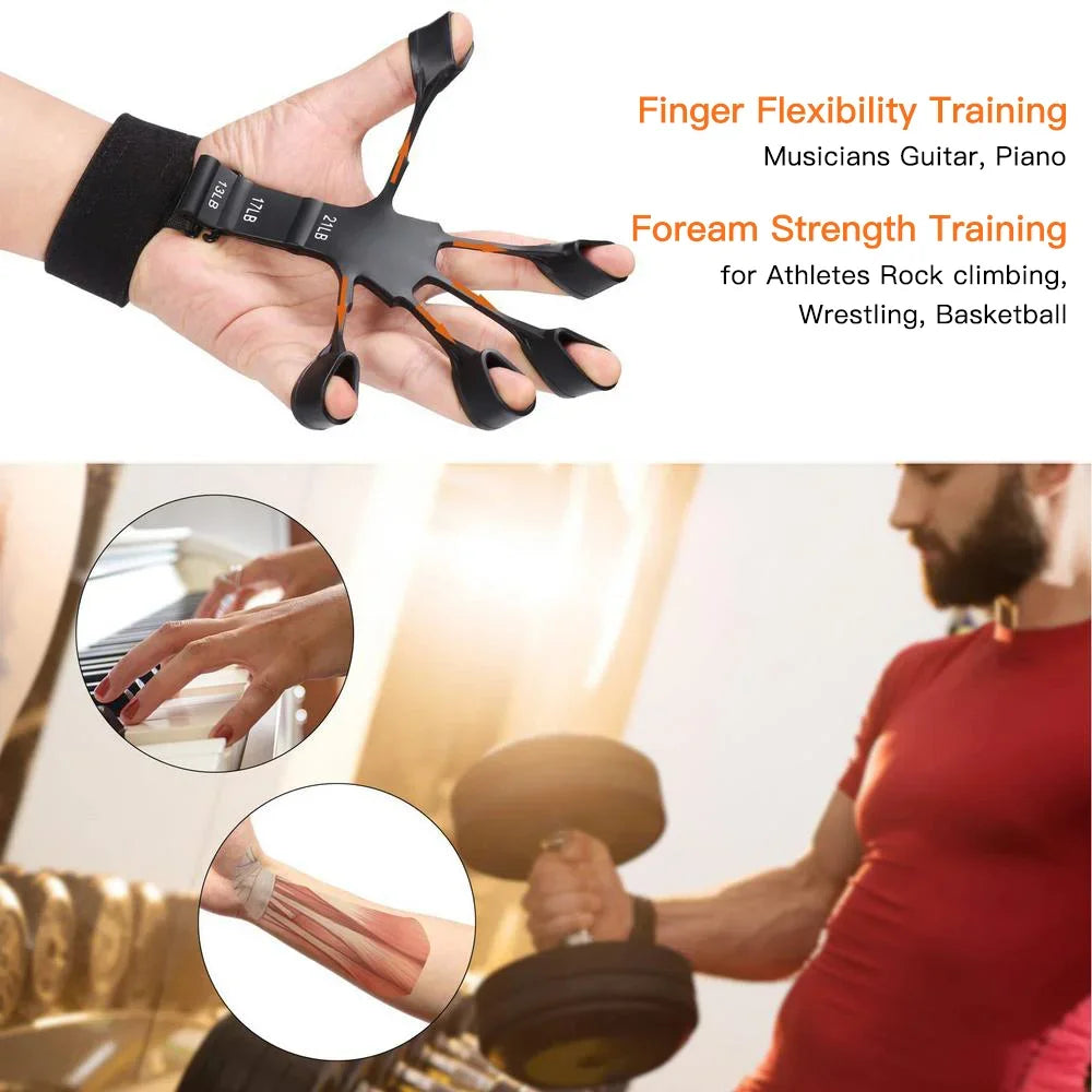 ATPP Adjustable Hand & Finger Strengthener Set — 5–120 kg Grip, Wrist & Forearm Trainer (Rehab & Fitness)
