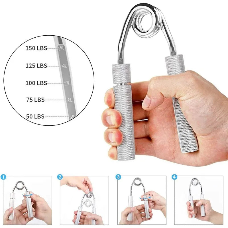ATPP Heavy-Duty Hand Grip Strengthener — 50 to 350 lb Forearm, Finger & Grip Trainer