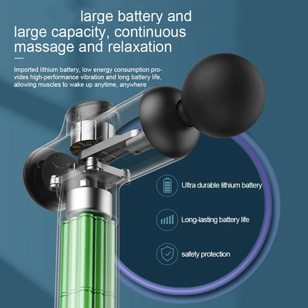ATPP Pro Muscle Massage Gun — Deep-Tissue Percussion Massager for Recovery, Neck & Back