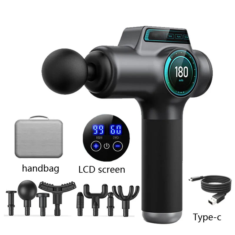 ATPP Pro Muscle Massage Gun — Deep-Tissue Percussion Massager for Recovery, Neck & Back