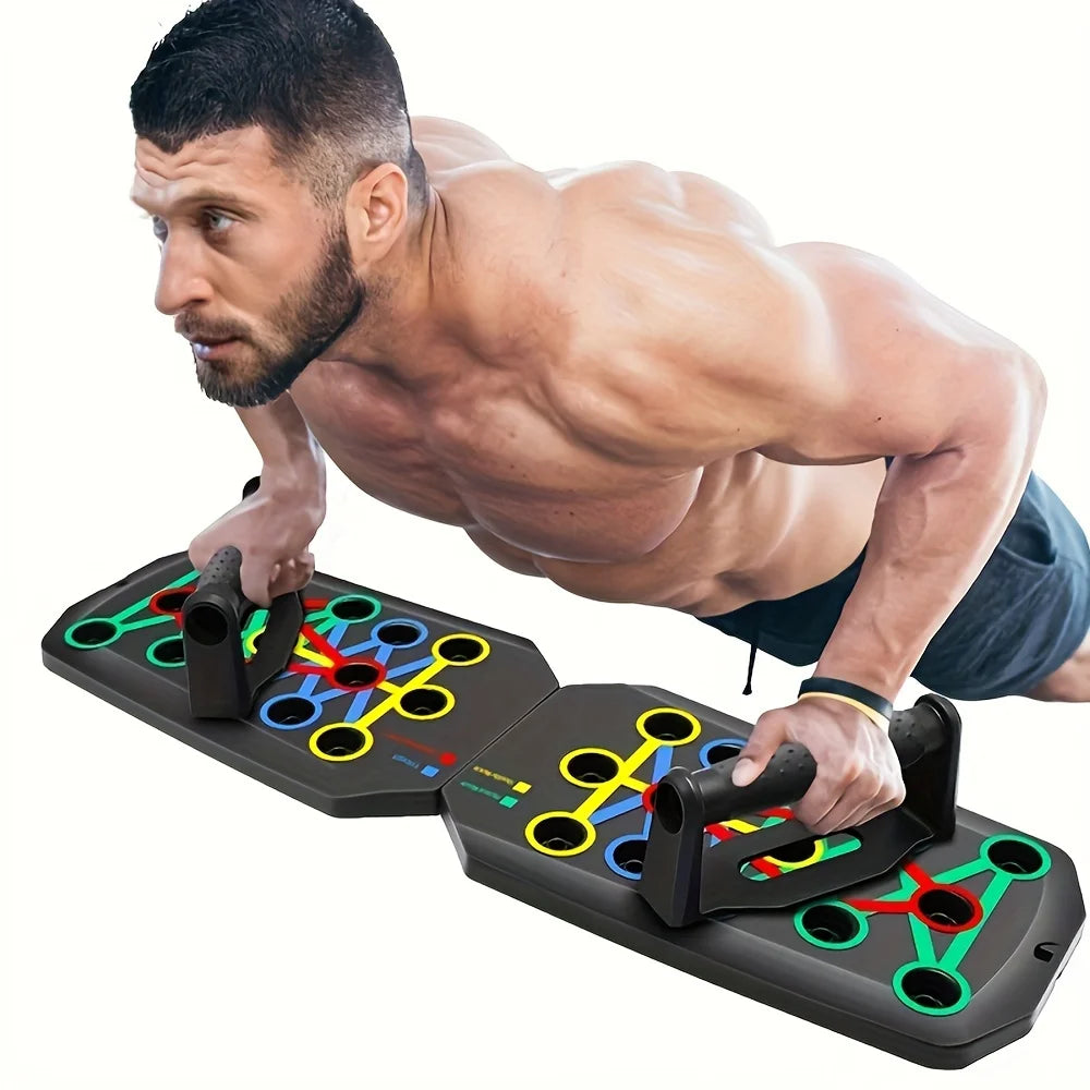 ATPP Adjustable Push-Up Board — Color-Coded Multi-Angle Home & Travel Trainer for Chest, Arms & Shoulders