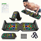 ATPP Adjustable Push-Up Board — Color-Coded Multi-Angle Home & Travel Trainer for Chest, Arms & Shoulders