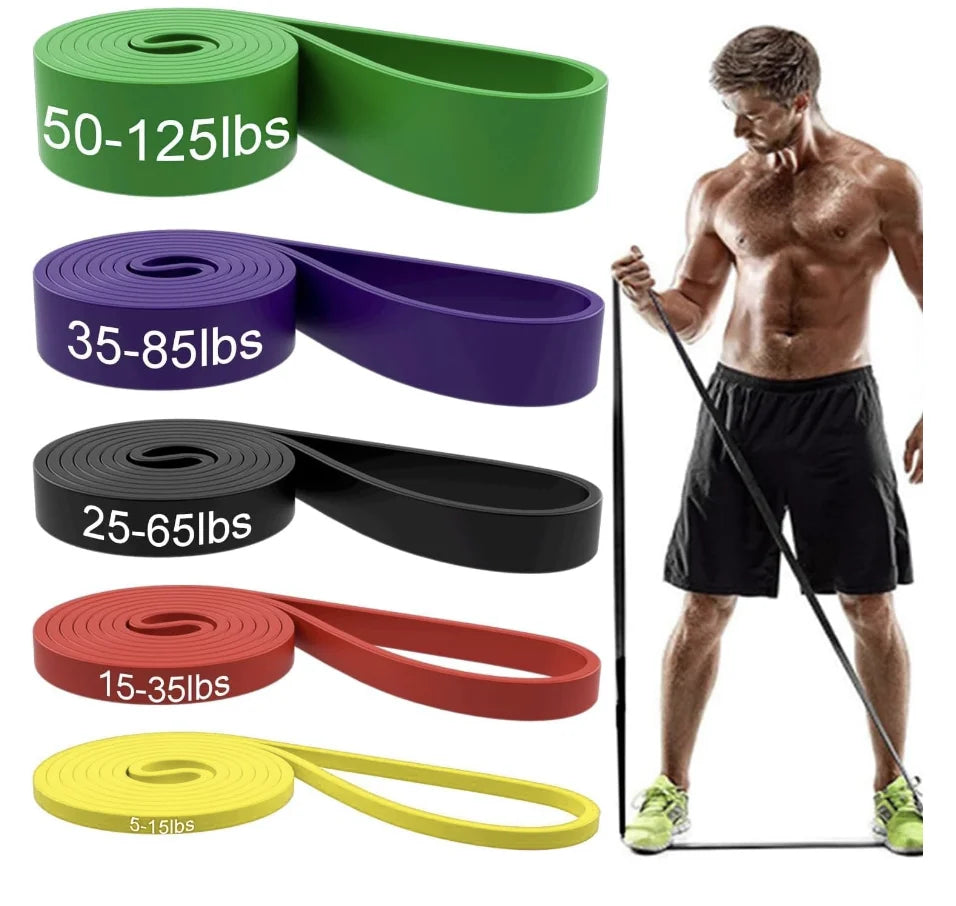 ATPP Heavy-Duty Resistance Band Set — Latex Pull-Up Assist & Full-Body Workout Bands