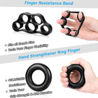 ATPP Adjustable Hand & Finger Strengthener Set — 5–120 kg Grip, Wrist & Forearm Trainer (Rehab & Fitness)