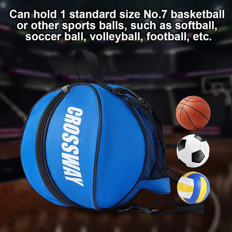 ATPP Sports Ball Bag — Adjustable Shoulder Carry Bag for Soccer, Basketball & Volleyball