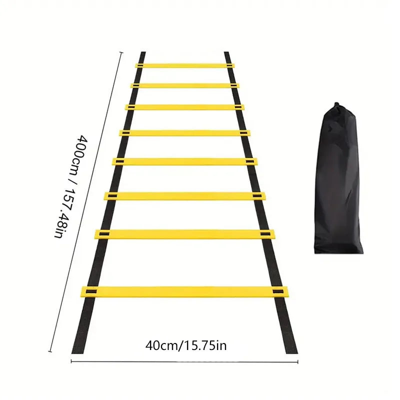 ATPP Speed Agility Ladder — Adjustable Footwork Trainer for Soccer, Football & Fitness (2M–10M)