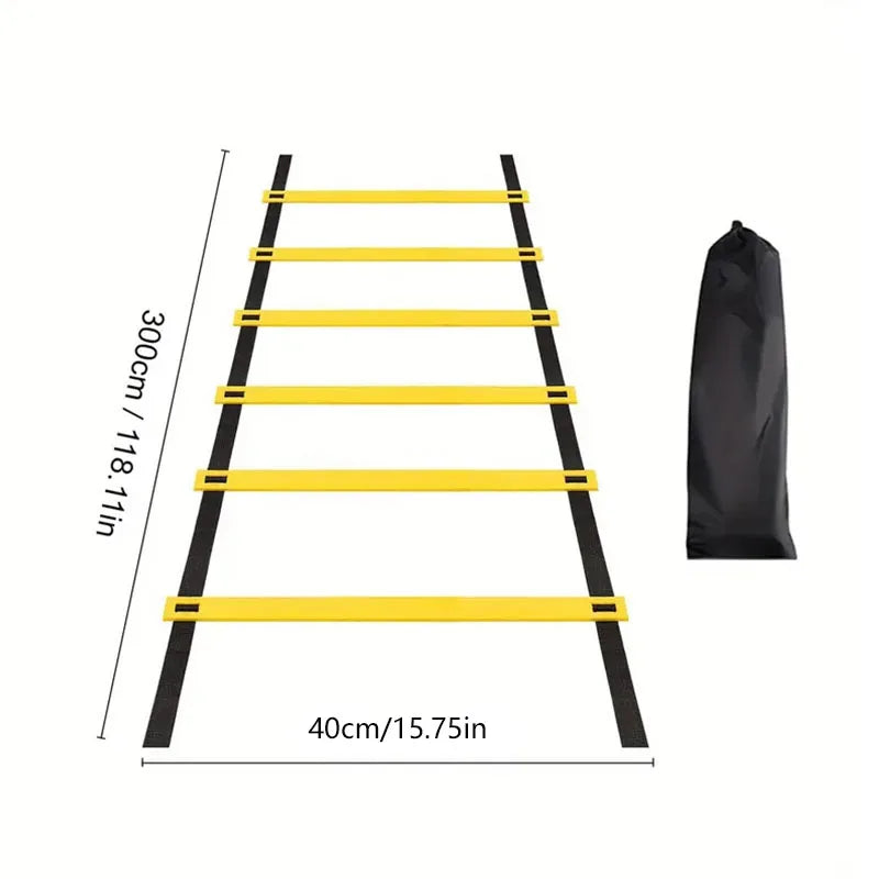 ATPP Speed Agility Ladder — Adjustable Footwork Trainer for Soccer, Football & Fitness (2M–10M)