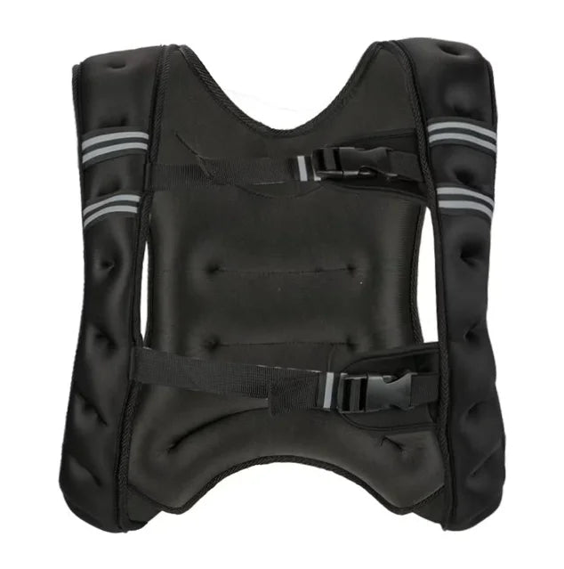 Weighted training vest for men and women, front view
