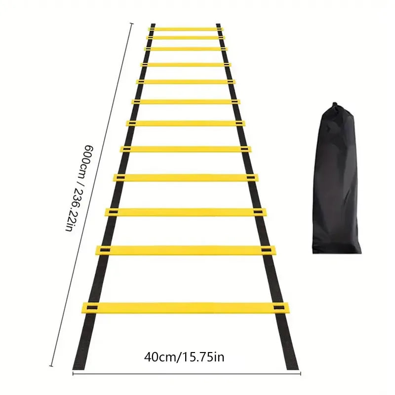 ATPP Speed Agility Ladder — Adjustable Footwork Trainer for Soccer, Football & Fitness (2M–10M)