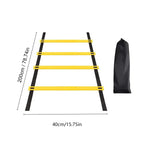 ATPP Speed Agility Ladder — Adjustable Footwork Trainer for Soccer, Football & Fitness (2M–10M)