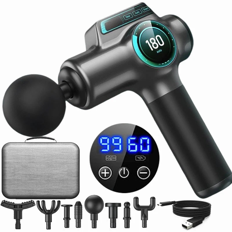 ATPP Pro Muscle Massage Gun — Deep-Tissue Percussion Massager for Recovery, Neck & Back